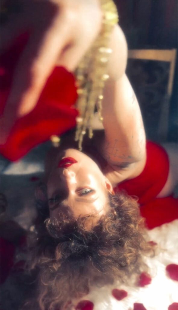 Nickie Jean upsidedown