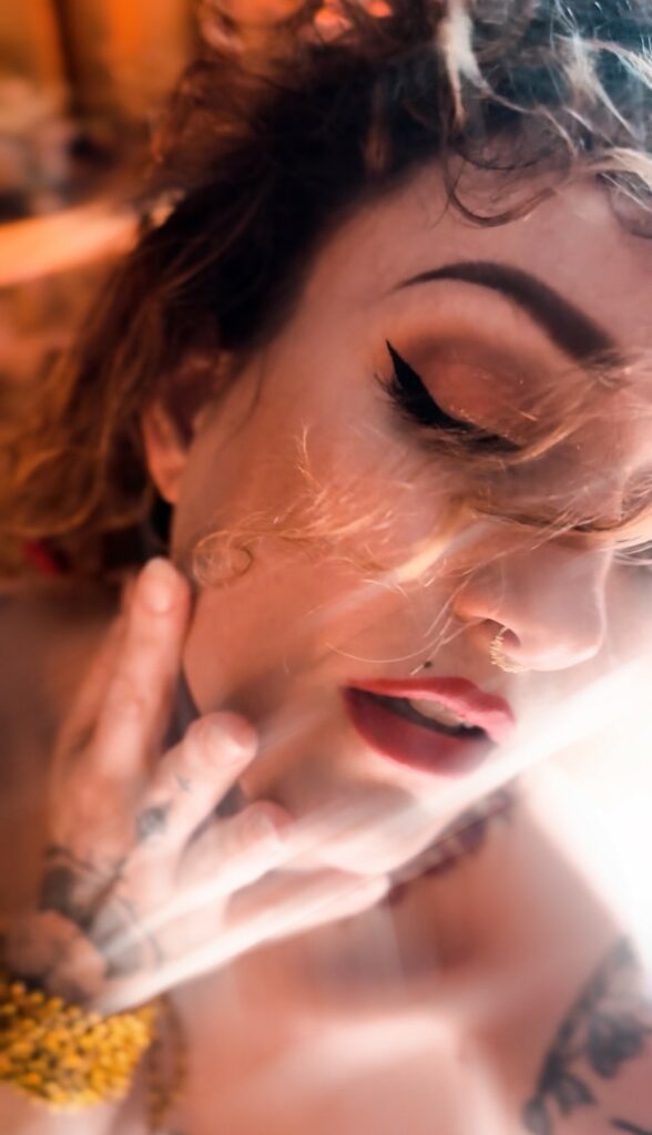 Nickie Jean close up expressing emotions