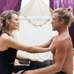 Venus Rose with a client