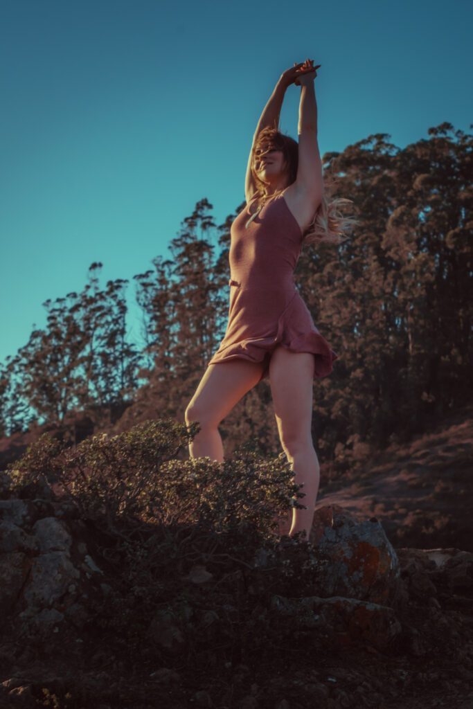 Grace Fonda out in nature