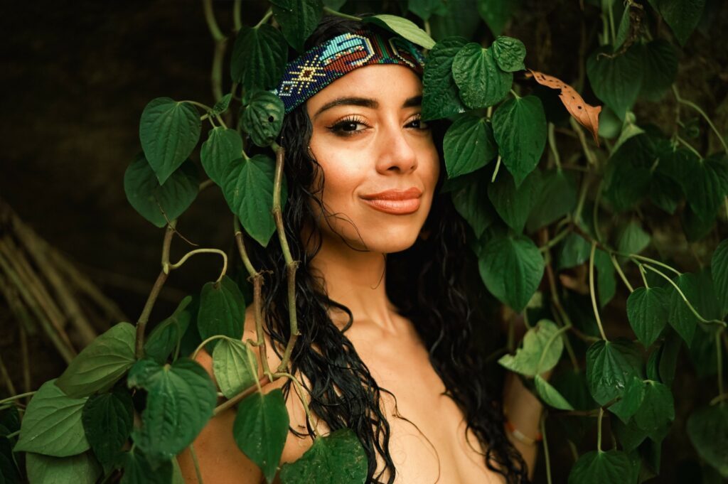 Zipporah surrounded by nature