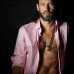 Jehiah with a pink shirt