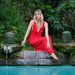 Sitting near some water