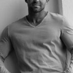 Andre Lazarus in black and white