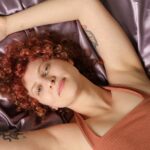 Laying on the bed