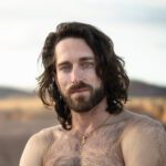 Shirtless Sam in the nature.