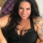 Radiantly smiling Pamela