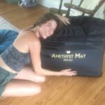 Amethyst with a bag for "Amethyst Mat"